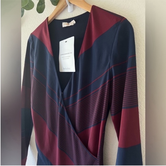 Tory Burch Runway Vogue Lyon Faux Wrap Dress Size 2 - Picture 5 of 16